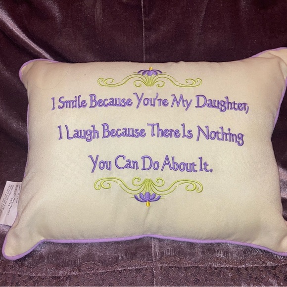 Daughter pillow humorous - Picture 1 of 2